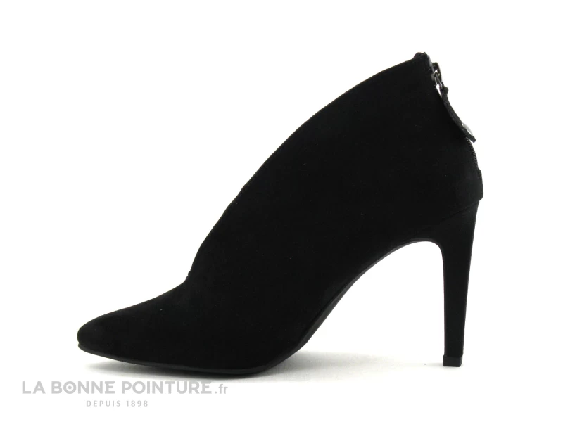 Marco Tozzi 2-25019-27 Black - Escarpin Montant Talon Haut - Zip 3 Marco Tozzi 2-25019-27 Black - Escarpin Montant Talon Haut - Zip – Image 3