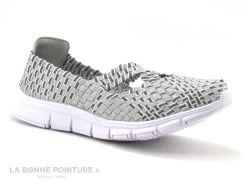 Morans KADOUR Argent - Basket Elastique Femme