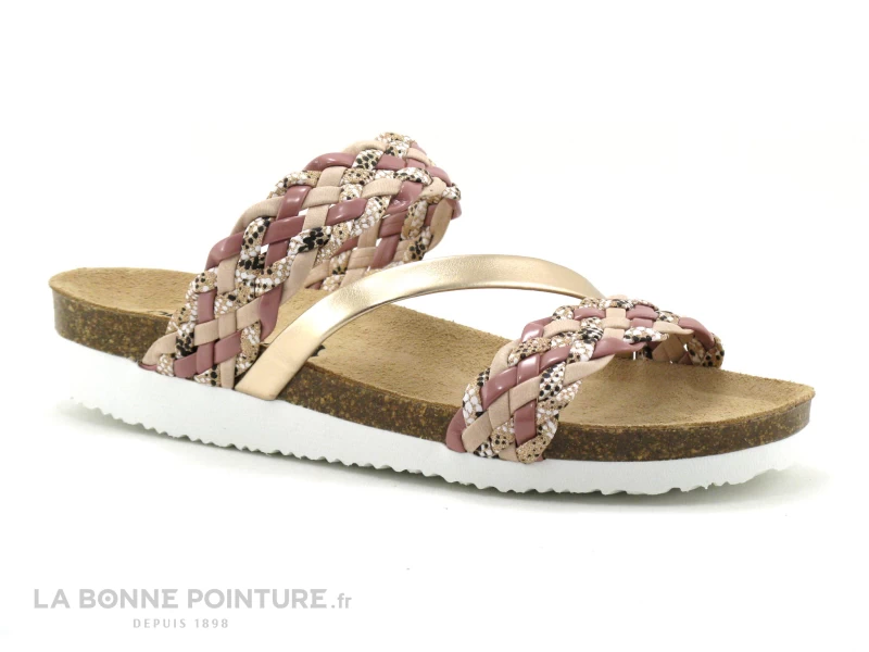 Bio Life 1152 - Rose - Saumon - Mule Mode Femme 4 Bio Life 1152 - Rose - Saumon - Mule Mode Femme – Image 4