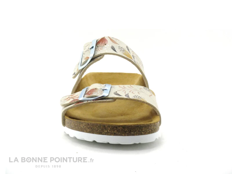 Bio Life 2632 Fleuri - Mule Femme - 2 Brides Reglables 2 Bio Life 2632 Fleuri - Mule Femme - 2 Brides Reglables – Image 2