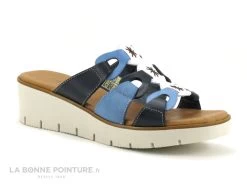 Jordana 35 Fantasia - Bleu Marine - Blanc - Bleu Clair - Mule Compensee -Chaussures Pour Femmes cd24607c73b9e66c561f35ea11d5d5ef img 0128.jpg 171641