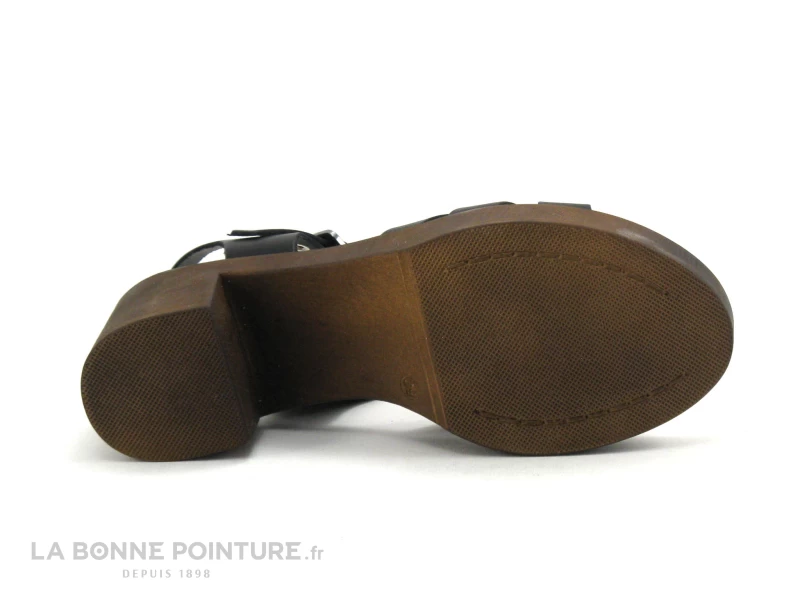 BioNatura 99A2268-I-GOINER - Oil Nero - Sandale Cuir Noir Talon Large 7 BioNatura 99A2268-I-GOINER - Oil Nero - Sandale Cuir Noir Talon Large – Image 7