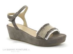 Chaussures Pour Femmes 44 Adige ADAL Mambo Bianco Sandale Compensee Franges