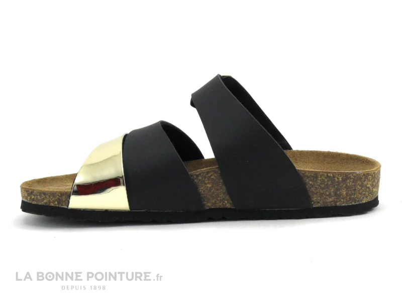 Biomodex 887CQ Startek - Noir Marron Or - Mule Femme Reglable 3 Biomodex 887CQ Startek - Noir Marron Or - Mule Femme Reglable – Image 3