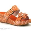 Laura Vita FACDIAO 21 Orange - Mule Compensee
