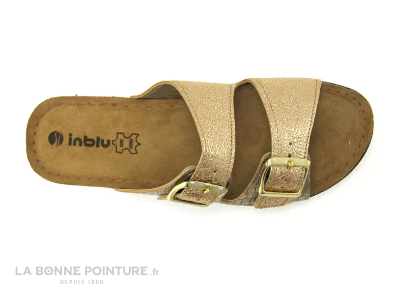 Inblu OF08H401 Platine - Or - Brides A Boucles - Mule Femme 3 Inblu OF08H401 Platine - Or - Brides A Boucles - Mule Femme – Image 3