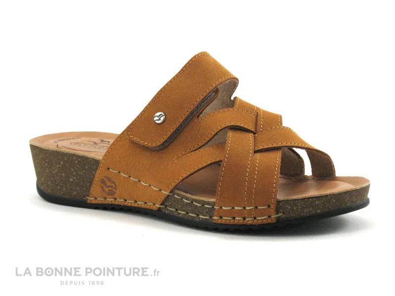 Fly Flot FLANC Tan - Mule Femme Cuir Marron 1 Fly Flot FLANC Tan - Mule Femme Cuir Marron