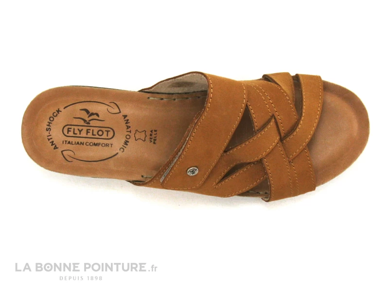 Fly Flot FLANC Tan - Mule Femme Cuir Marron 6 Fly Flot FLANC Tan - Mule Femme Cuir Marron – Image 6