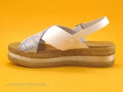 Carla Tortosa 15154 - Blanc - Argent - Brides Croisees - Nu-pieds -Chaussures Pour Femmes cd24607c73b9e66c561f35ea11d5d5ef img 0686.jpg 147487