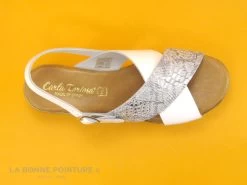 Carla Tortosa 15154 - Blanc - Argent - Brides Croisees - Nu-pieds -Chaussures Pour Femmes cd24607c73b9e66c561f35ea11d5d5ef img 0689.jpg 147491