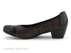 Inéa RIO Noir Multi Rouge - Escarpin Souple Petit Talon -Chaussures Pour Femmes cd24607c73b9e66c561f35ea11d5d5ef img 0793.jpg 172501