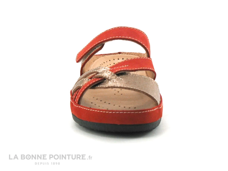 Pedi Girl CLOW Rouge - Mule Confort Femme 2 Pedi Girl CLOW Rouge - Mule Confort Femme – Image 2