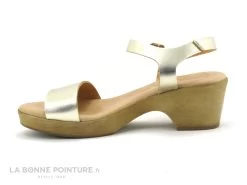 Kaola 710 - Platine - Sandale Doree Petit Talon -Chaussures Pour Femmes cd24607c73b9e66c561f35ea11d5d5ef img 1275.jpg 148271