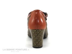Dorking RODIN D8669 Orange Et Marron - Escarpin Avec Bride -Chaussures Pour Femmes cd24607c73b9e66c561f35ea11d5d5ef img 1298.jpg 173232