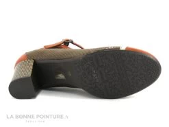 Dorking RODIN D8669 Orange Et Marron - Escarpin Avec Bride -Chaussures Pour Femmes cd24607c73b9e66c561f35ea11d5d5ef img 1299.jpg 173233