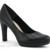 Tamaris 1-22426-29 Black Matt - Escarpin Noir Talon Haut Et Plateforme