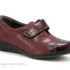Suave Dallas 7510 TS Velcro - Maroon Multi - Chaussure Bordeaux Femme