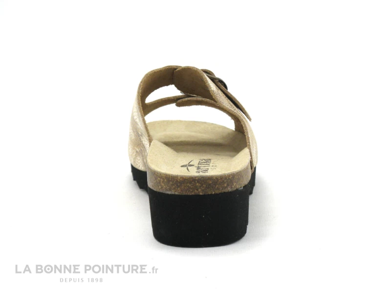 Artika Soft GADIN Crotalia - Mule Confort Beige Reptile 4 Artika Soft GADIN Crotalia - Mule Confort Beige Reptile – Image 4