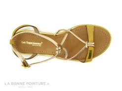 Tropeziennes HIRONBUC Jaune Or - 23266 - Sandale Plagette -Chaussures Pour Femmes cd24607c73b9e66c561f35ea11d5d5ef img 2364.jpg 149309
