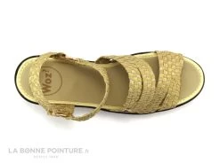 WOZ UP 689 Or Beige - Nu-pieds Compense -Chaussures Pour Femmes cd24607c73b9e66c561f35ea11d5d5ef img 2409.jpg 120331