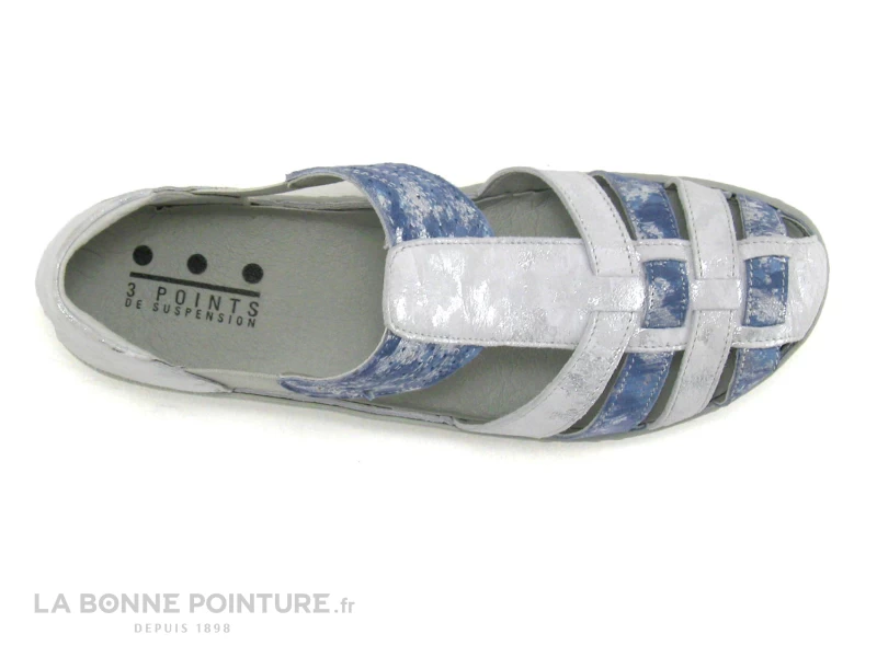 3 Points De Suspension KICHA 19080 Bleu Gris - Chaussure Aéree 6 3 Points De Suspension KICHA 19080 Bleu Gris - Chaussure Aéree – Image 6