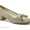 Hirica JILIANE Beige Platine Escarpin