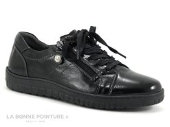 3 Points De Suspension KIAZIP 19450 Vernis Noir - Derby Femme