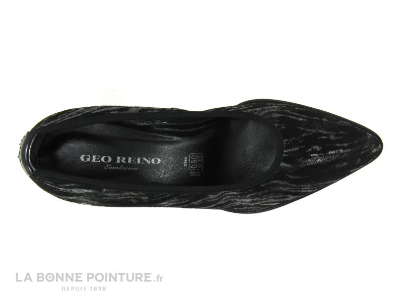 Geo Reino ALVINO Hello Noir - Escarpin Semelle Souple 6 Geo Reino ALVINO Hello Noir - Escarpin Semelle Souple – Image 6