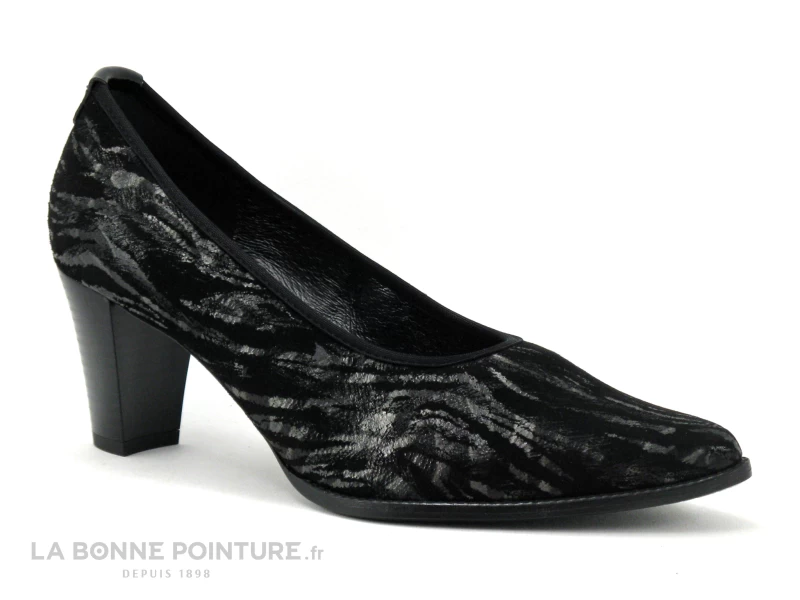 Geo Reino ALVINO Hello Noir - Escarpin Semelle Souple 1 Geo Reino ALVINO Hello Noir - Escarpin Semelle Souple