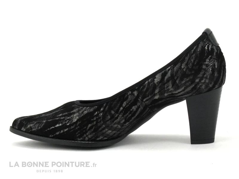 Geo Reino ALVINO Hello Noir - Escarpin Semelle Souple 3 Geo Reino ALVINO Hello Noir - Escarpin Semelle Souple – Image 3