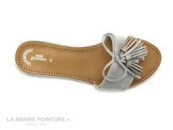 Noir Passion CH692 Gris - Mule Plate - Pompons -Chaussures Pour Femmes cd24607c73b9e66c561f35ea11d5d5ef img 3520.jpg 121495