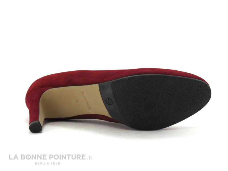 Tamaris 1-22414-25 Ruby - Escarpin Bordeaux Cuir Velours 7 Tamaris 1-22414-25 Ruby - Escarpin Bordeaux Cuir Velours – Image 7