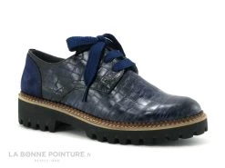 Folies COPOS Bleu Marine - Chaussure Derbi Femme
