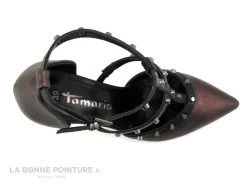 Tamaris 1-24409-21 912 - Bordeaux Metal - Escarpin Talon Haut -Chaussures Pour Femmes cd24607c73b9e66c561f35ea11d5d5ef img 5093.jpg 123296