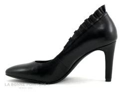 Tamaris 1-22451-23 Black Leather - Fronces - Escarpin Talon Aiguille -Chaussures Pour Femmes cd24607c73b9e66c561f35ea11d5d5ef img 5388.jpg 138962