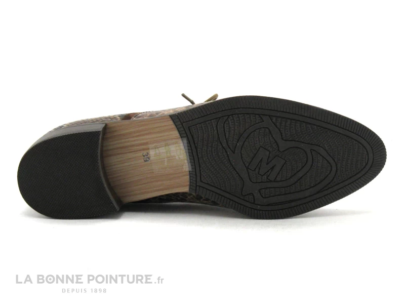 MamZelle SARDOU Serpent Moka - Velours Chataigne - Derby Femme 7 MamZelle SARDOU Serpent Moka - Velours Chataigne - Derby Femme – Image 7