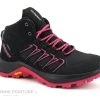 Grisport 14727R5G Noir - Rose - Basket Montante Randonnee Femme