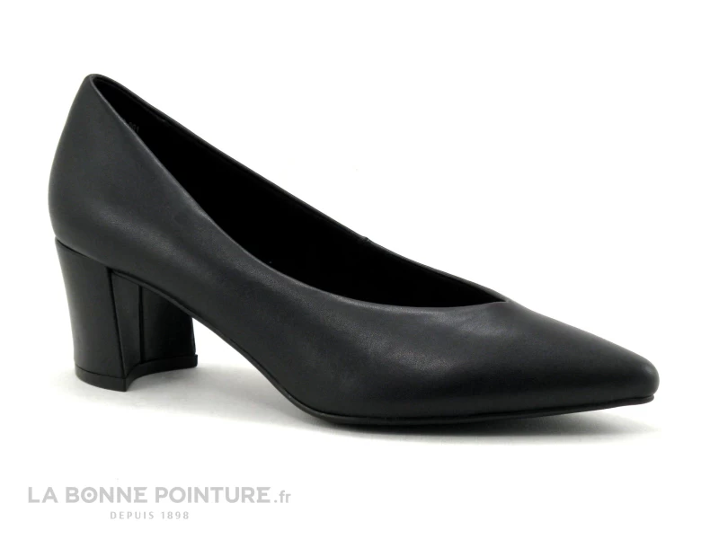 Marco Tozzi 2-22419-20 Black - Escarpin Noir Pointu - Talon Incurve 1 Marco Tozzi 2-22419-20 Black - Escarpin Noir Pointu - Talon Incurve