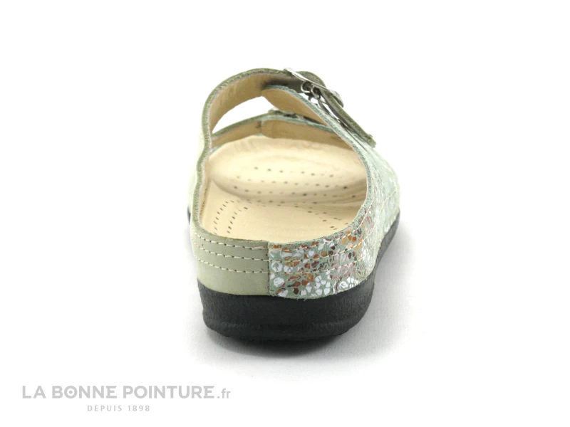 Pedi Girl WELL BIC DB Flo Nub Amande Salvia - Mule Reglable Femme 4 Pedi Girl WELL BIC DB Flo Nub Amande Salvia - Mule Reglable Femme – Image 4