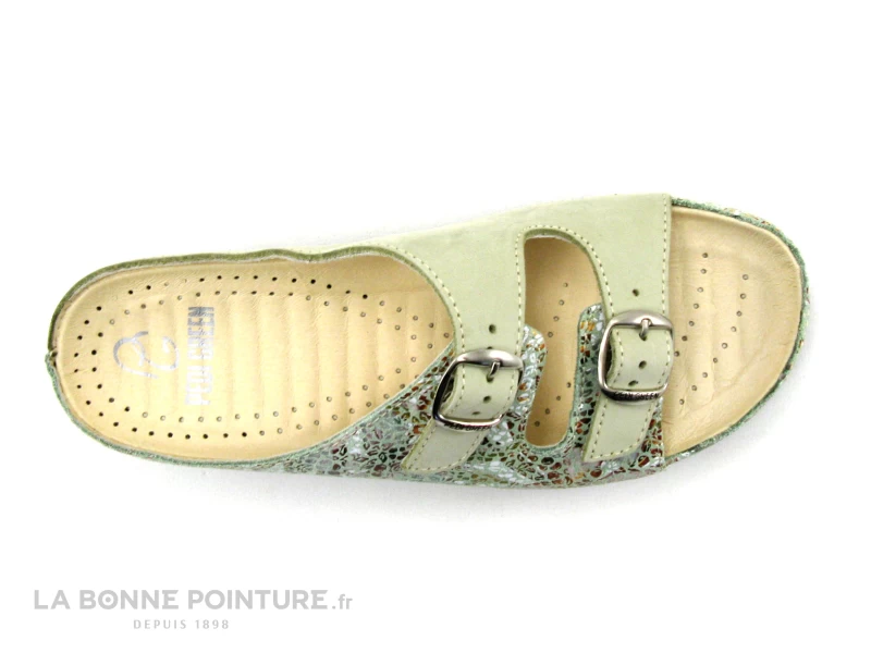 Pedi Girl WELL BIC DB Flo Nub Amande Salvia - Mule Reglable Femme 6 Pedi Girl WELL BIC DB Flo Nub Amande Salvia - Mule Reglable Femme – Image 6