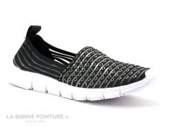Morans KAKOSI Noir - Perles Argent - Elastique - Basket Slip On Femme -Chaussures Pour Femmes cd24607c73b9e66c561f35ea11d5d5ef img 6261.jpg 179257
