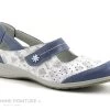 Suave DALLAS 7538PT Cobalt Lily - Chaussure Aere Femme Bleu Blanc