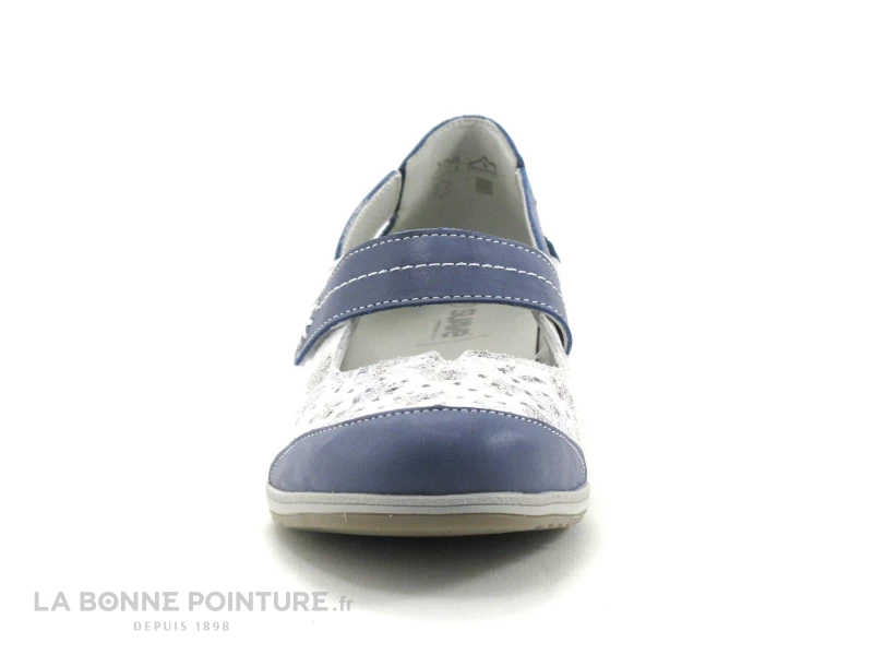 Suave DALLAS 7538PT Cobalt Lily - Chaussure Aere Femme Bleu Blanc 2 Suave DALLAS 7538PT Cobalt Lily - Chaussure Aere Femme Bleu Blanc – Image 2