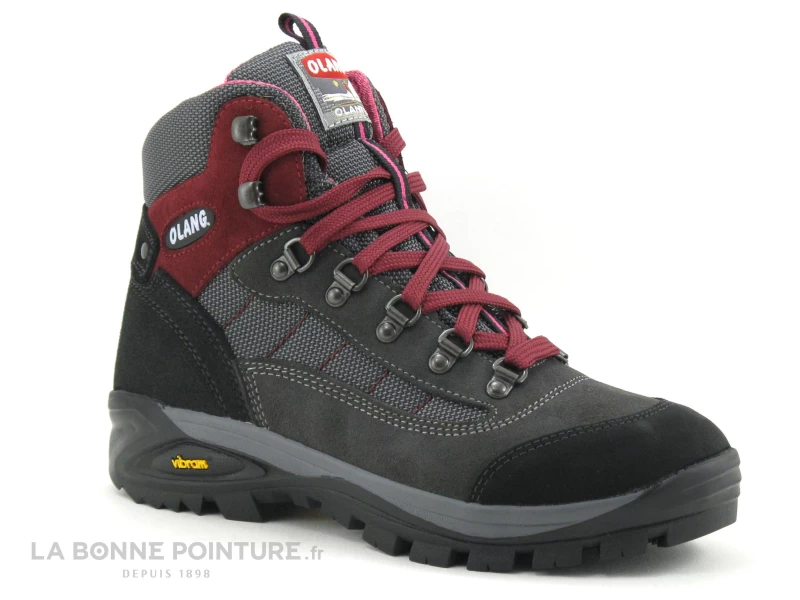 Olang TARVISIO Tex Bordeaux 812 - Chaussure Montante Marche Femme 5 Olang TARVISIO Tex Bordeaux 812 - Chaussure Montante Marche Femme – Image 5