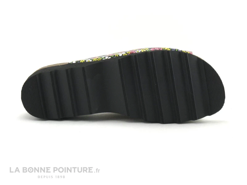 Artika GADIN Margy Yellow - Fleurs Multicolores - Mule Confort F 6 Artika GADIN Margy Yellow - Fleurs Multicolores - Mule Confort F – Image 6