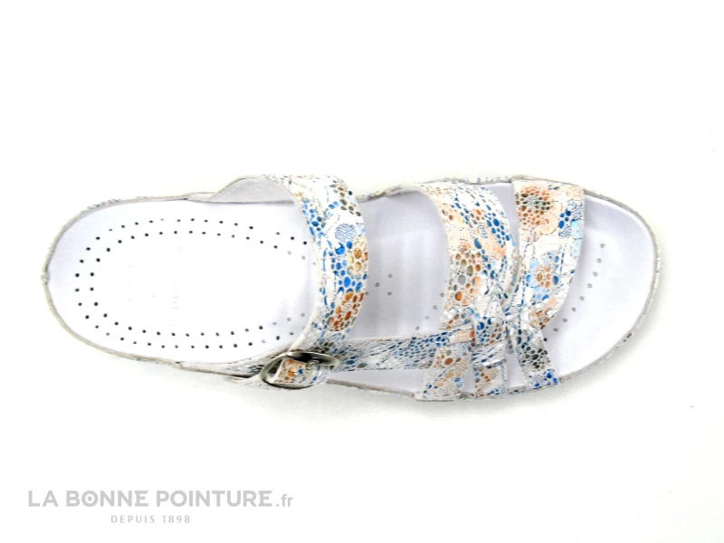 Pedi Girl XANT DB Myosotis - Cuir Fleuri - Mule Reglable Femme 6 Pedi Girl XANT DB Myosotis - Cuir Fleuri - Mule Reglable Femme – Image 6