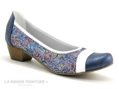 Inea RIO - Escarpin Bleu Marine Et Multicolore - Petit Talon -Chaussures Pour Femmes cd24607c73b9e66c561f35ea11d5d5ef img 6561.jpg 179460