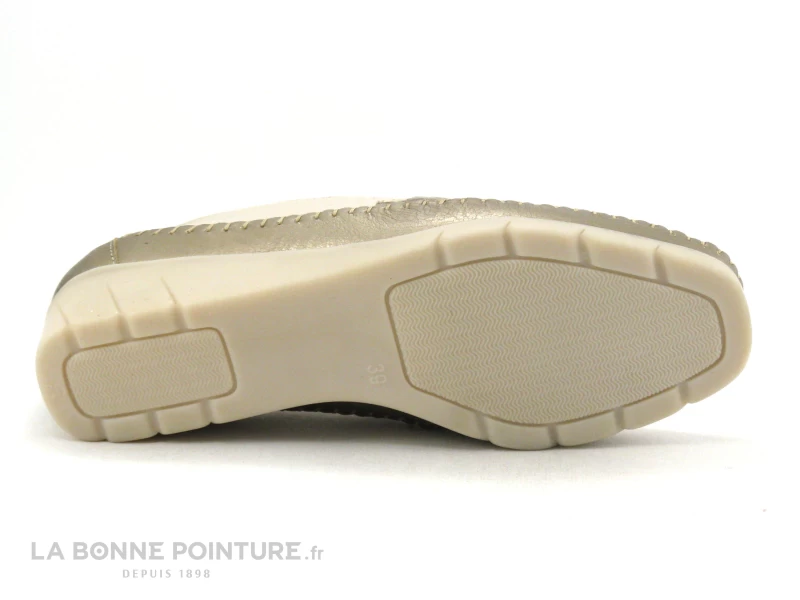 Pedi Girl ELIN Fumo Nacre - Mocassin Metallise - Semelle Compensee 7 Pedi Girl ELIN Fumo Nacre - Mocassin Metallise - Semelle Compensee – Image 7