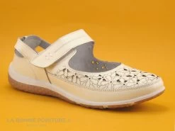 Enza Nucci LS4615 Blanc - Fleurs - Ballerine A Velcro Femme -Chaussures Pour Femmes cd24607c73b9e66c561f35ea11d5d5ef img 6722.jpg 167646