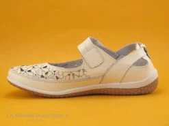 Enza Nucci LS4615 Blanc - Fleurs - Ballerine A Velcro Femme -Chaussures Pour Femmes cd24607c73b9e66c561f35ea11d5d5ef img 6724.jpg 167644